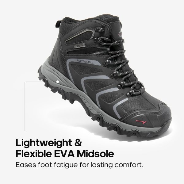 Pavo Steel Toe Work Boots Men Waterproof Slip Resistant-5