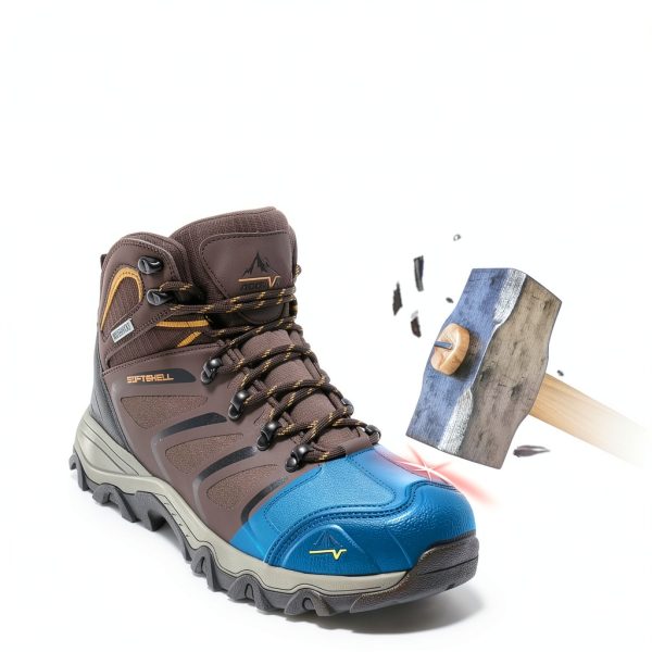 Pavo Steel Toe Work Boots Mens Waterproof Slip Resistant-3