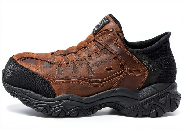 Skechers Brown Men's Work Shoes Composite Toe-3