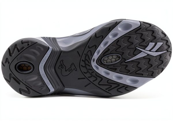 Reebok Men's Work Shoes Gray and Black Shaqnosis-4