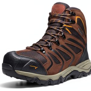 Pavo Steel Toe Work Boots Mens Waterproof Slip Resistant-0