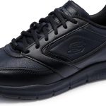 Skechers Mens Work Shoes Slip Resistant Memory Foam-0