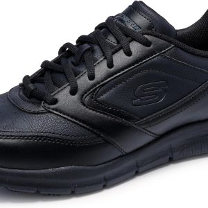 Skechers Mens Work Shoes Slip Resistant Memory Foam-0