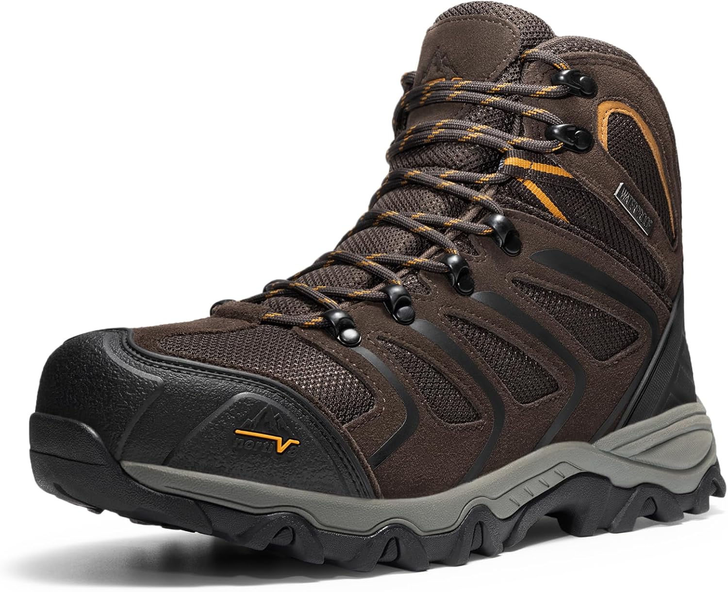 Pavo steel toe work boots in a construction setting