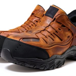 Skechers Brown Men's Work Shoes Composite Toe-0