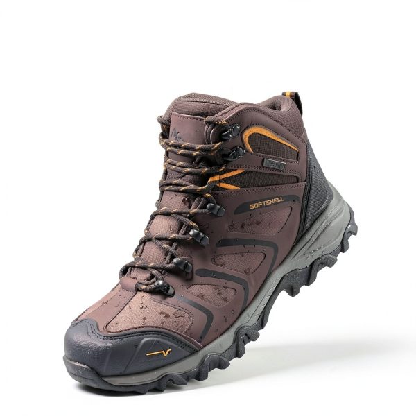 Pavo Steel Toe Work Boots Mens Waterproof Slip Resistant-4