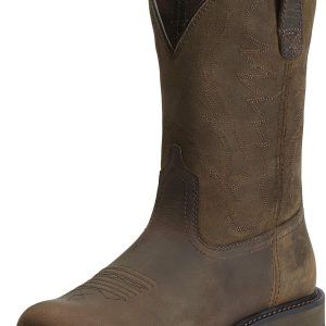 Ariat Groundbreaker Pull-on Work Boots Brown Mens Sizes-0
