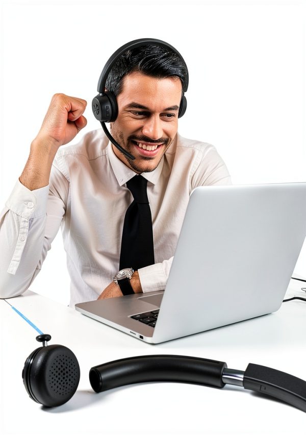 KH53 Wireless Headset Black Modern Design-5