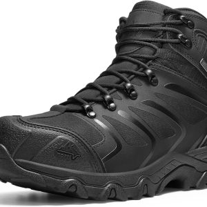 Pavo Steel Toe Work Boots Waterproof Slip Resistant Mens-0