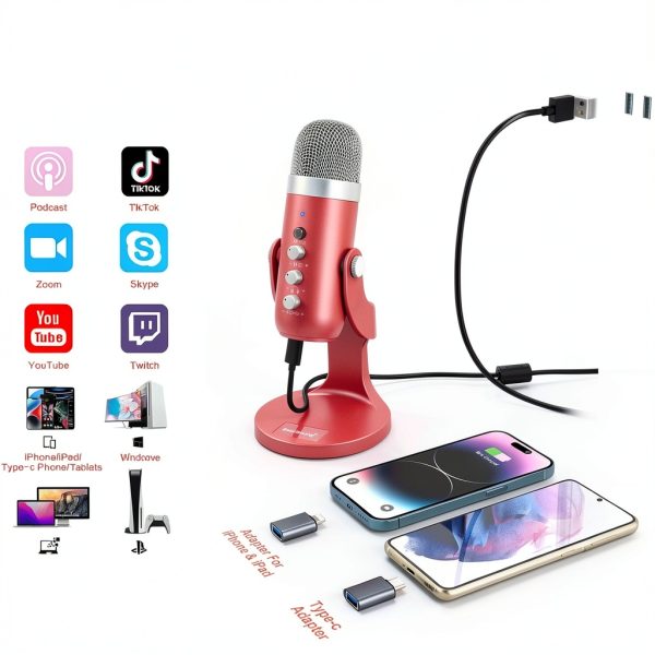 ZealSound USB Gaming Microphone for PC-1