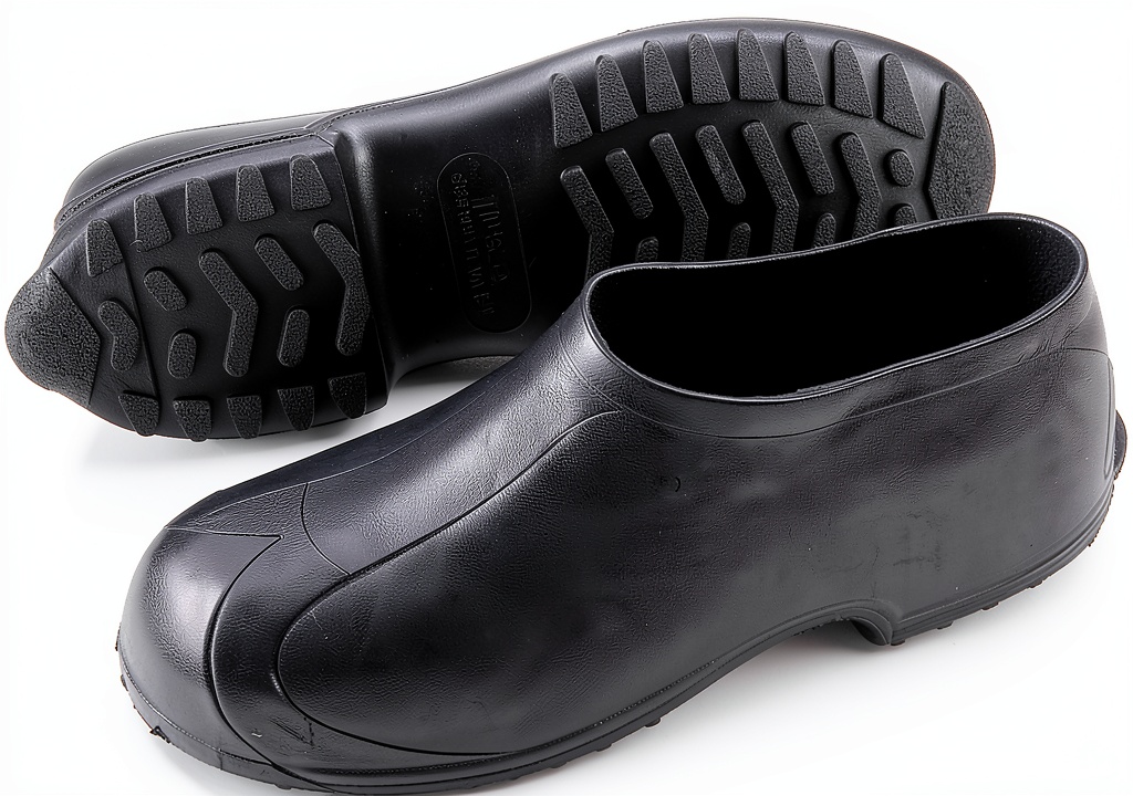 Tingley High Top Overshoe being worn on a construction site