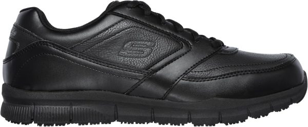 Skechers Mens Work Shoes Slip Resistant Memory Foam-2