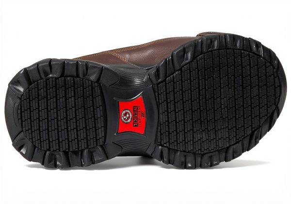 Skechers Brown Men's Work Shoes Composite Toe-2