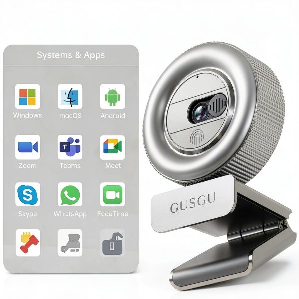 GUSGU G910 Quad HD Webcam for Webcams-5