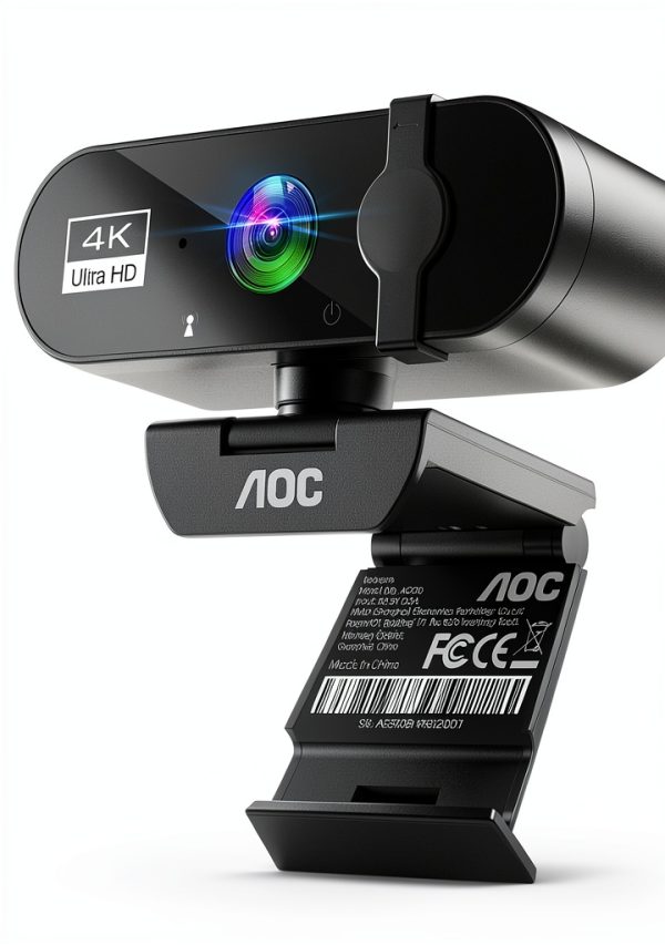 AOC 4K Ultra HD Webcam Black AC310-0