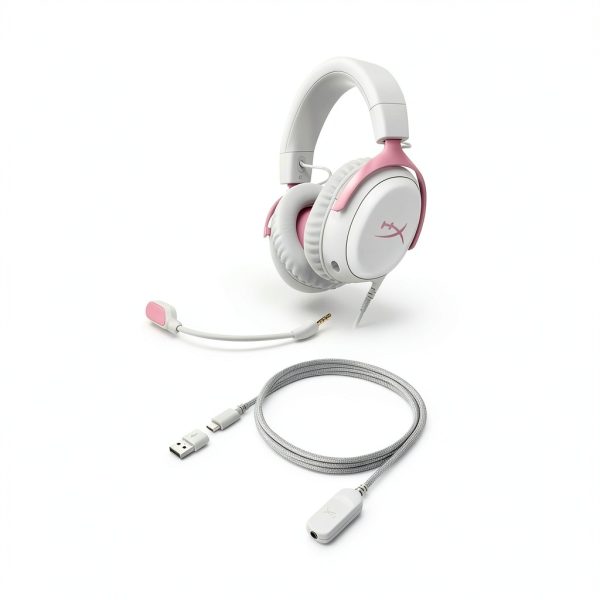 HyperX Cloud III Pink Gaming Headset Aluminum-3