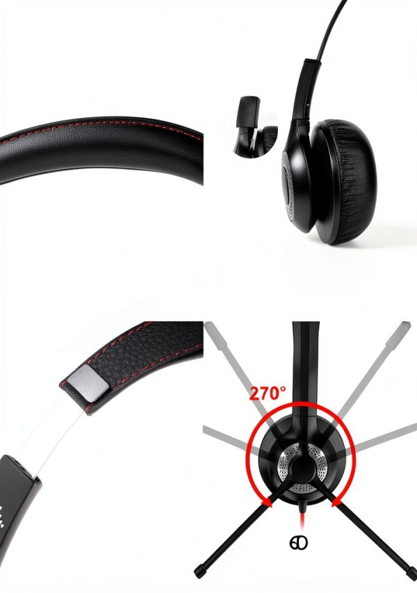 Eaglend EH01 USB Headset-1