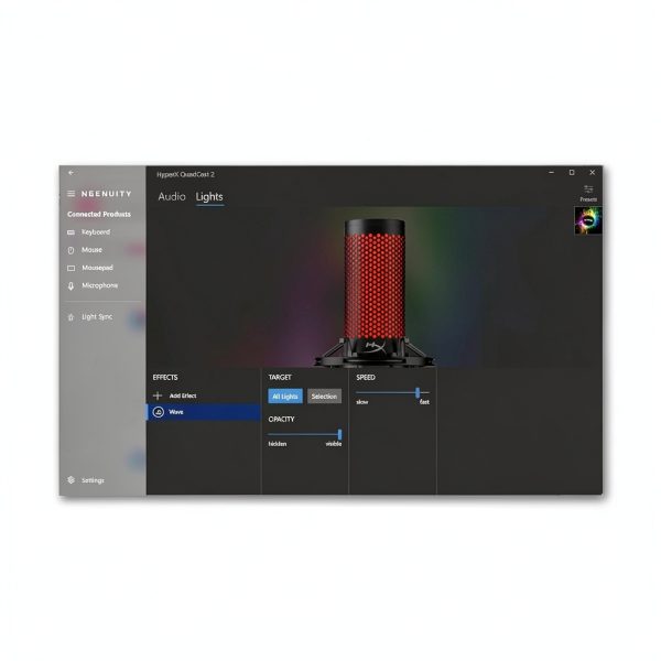 HyperX Quadcast 2 Frost Aluminum Tabletop Mic-2