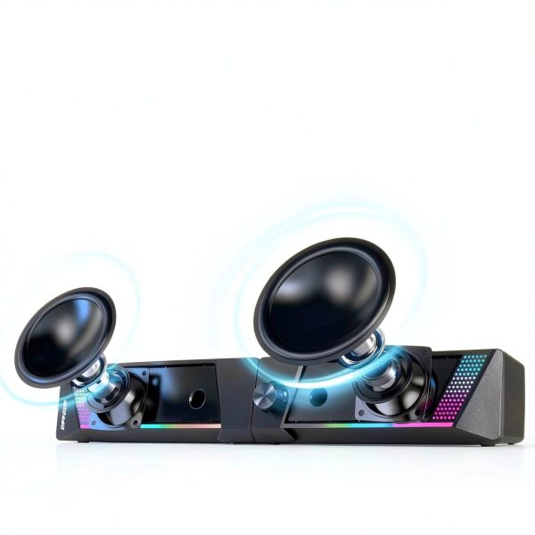 OFFSIR 2 in 1 Computer Speakers ABS Material Soundbar-2