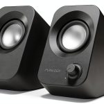 FUNLOGY White Bookshelf Speaker for PC Gaming-0