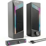 OFFSIR 2 in 1 Computer Speakers ABS Material Soundbar-0