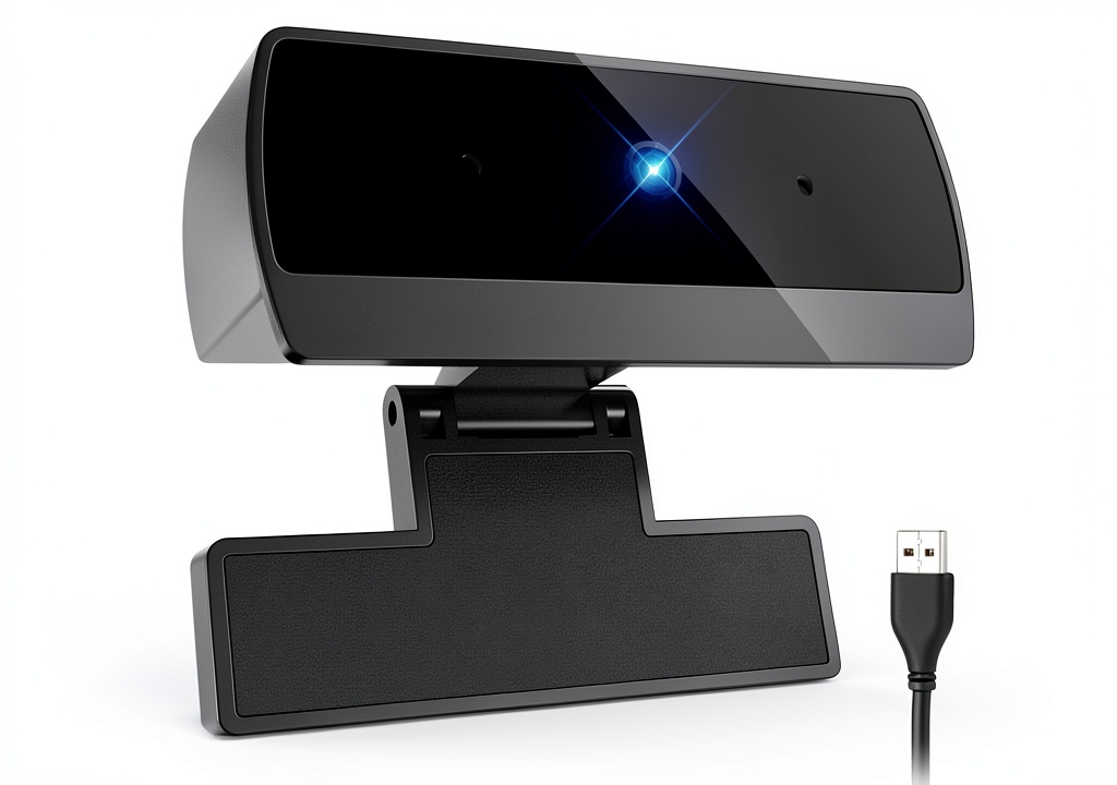 Dicckik 1080P webcam in a home office setup
