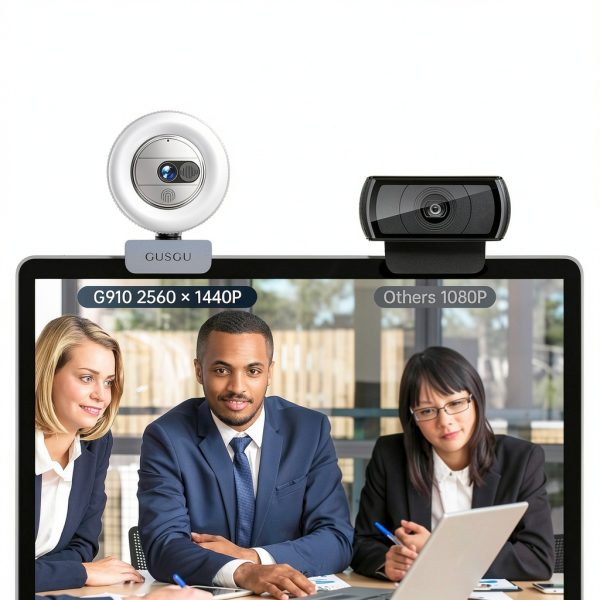 GUSGU G910 Quad HD Webcam for Webcams-1