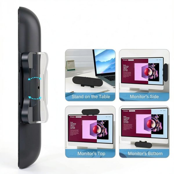 Desktop Speakers LXTNFU Clip Plastic Monitor-2
