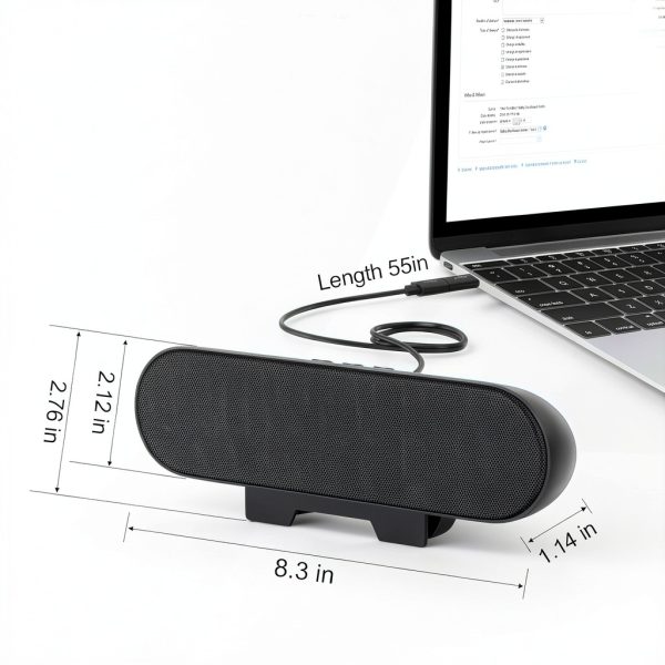 Desktop Speakers LXTNFU Clip Plastic Monitor-6
