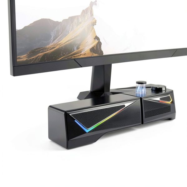KAPEYDESI Splitx 2-in-1 Detachable Black Computer Speaker 6.5 Inch-2
