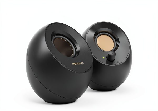 Creative Pebble 2.0 Desktop Speakers Black USB Powered Computer Audio-1