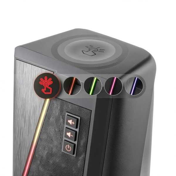 Redragon Anvil 2.0 Multimedia Speakers with Touch RGB Lighting Black-4