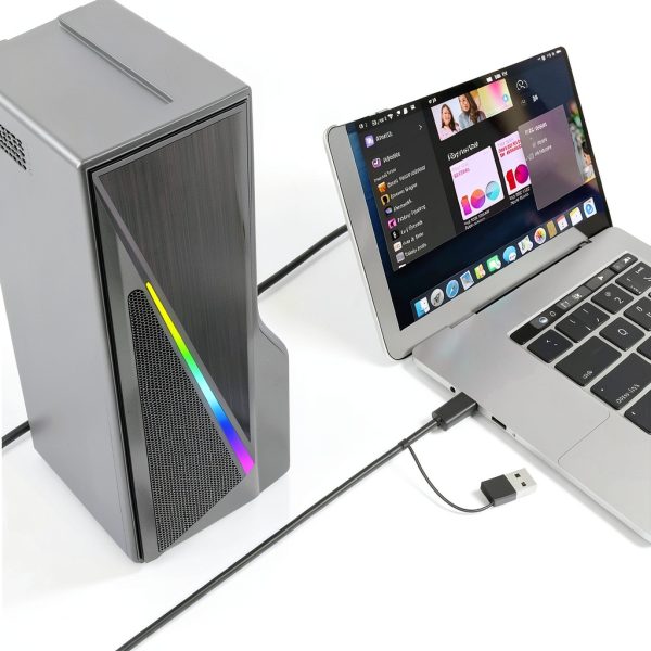 KAPEYDESI Splitx 2-in-1 Detachable Black Computer Speaker 6.5 Inch-3