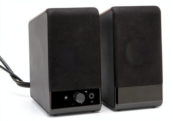 Acme USB Computer Speakers 2.0 Stereo Portable Black 5.3 Inch-0