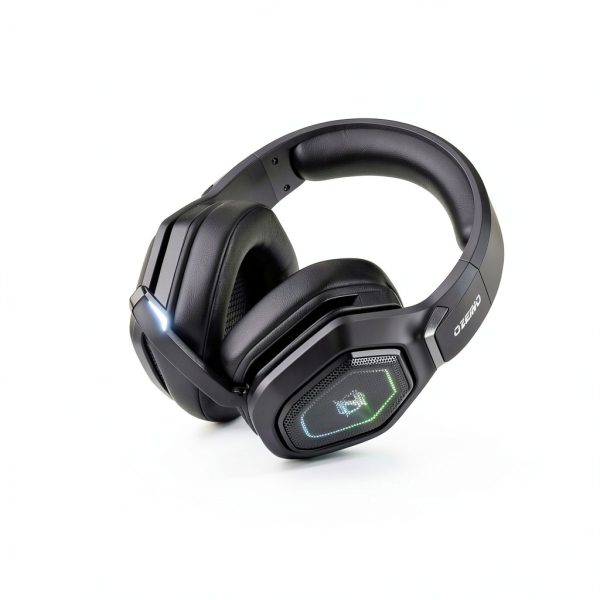 Gaming Headset Ozeino OW810 Red Bluetooth Noise Cancellation-4