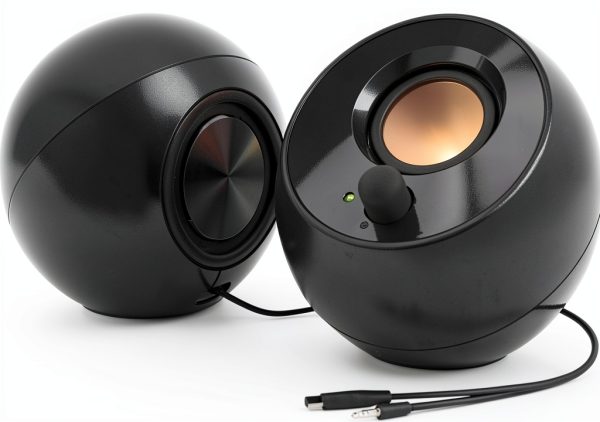 Creative Pebble 2.0 Desktop Speakers Black USB Powered Computer Audio-0