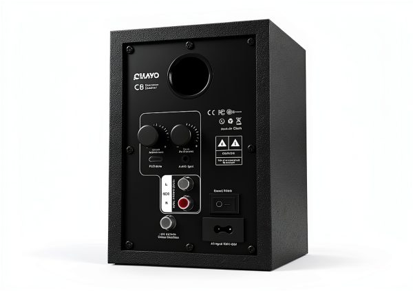 OHAYO C6-Black 2.0 Bluetooth Bookshelf Computer Speakers with USB Port-4