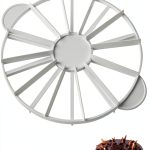 Cake Portion Marker & Cutter - Round 14/16 Piece Double Sided Slicer for Even Slices, 10 Inch Diameter-0