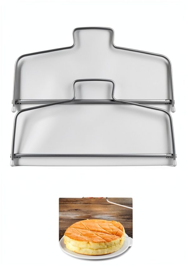 Adjustable Cake Leveler CouponHub Steel Wire Cutter 12.9" Silver-1